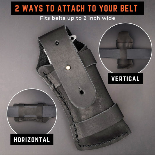 Tactiko knife sheath belt carry options