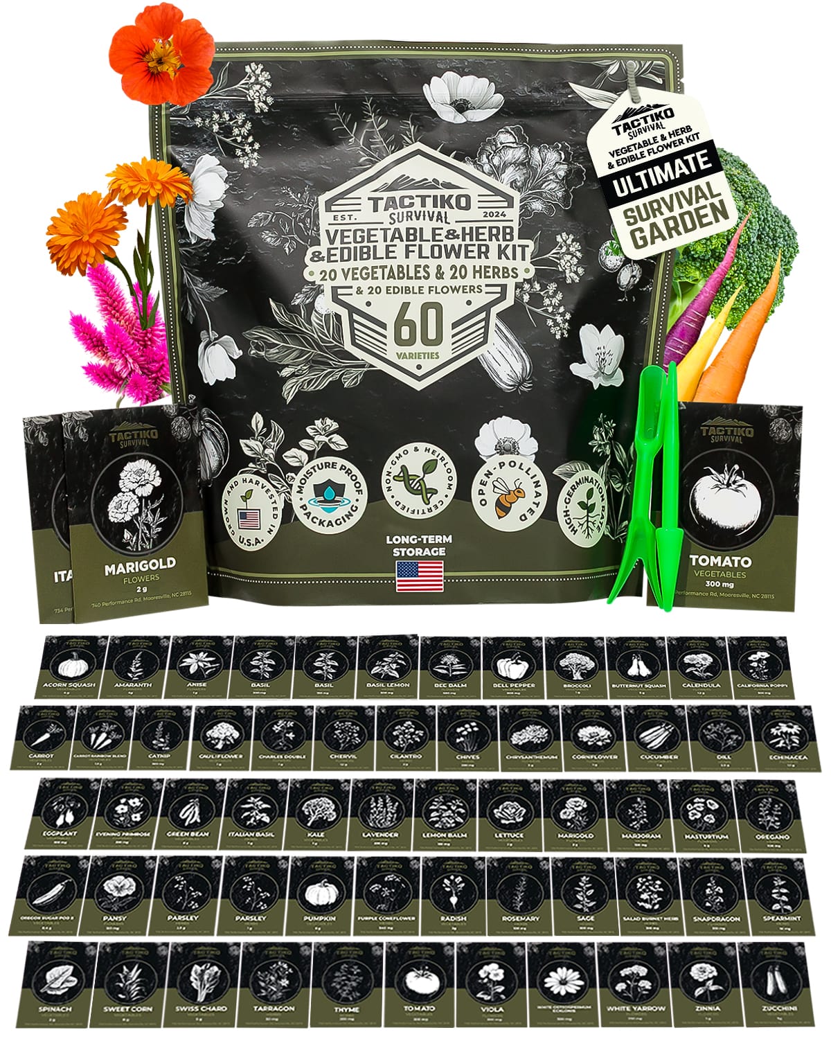 survival garden seed kit