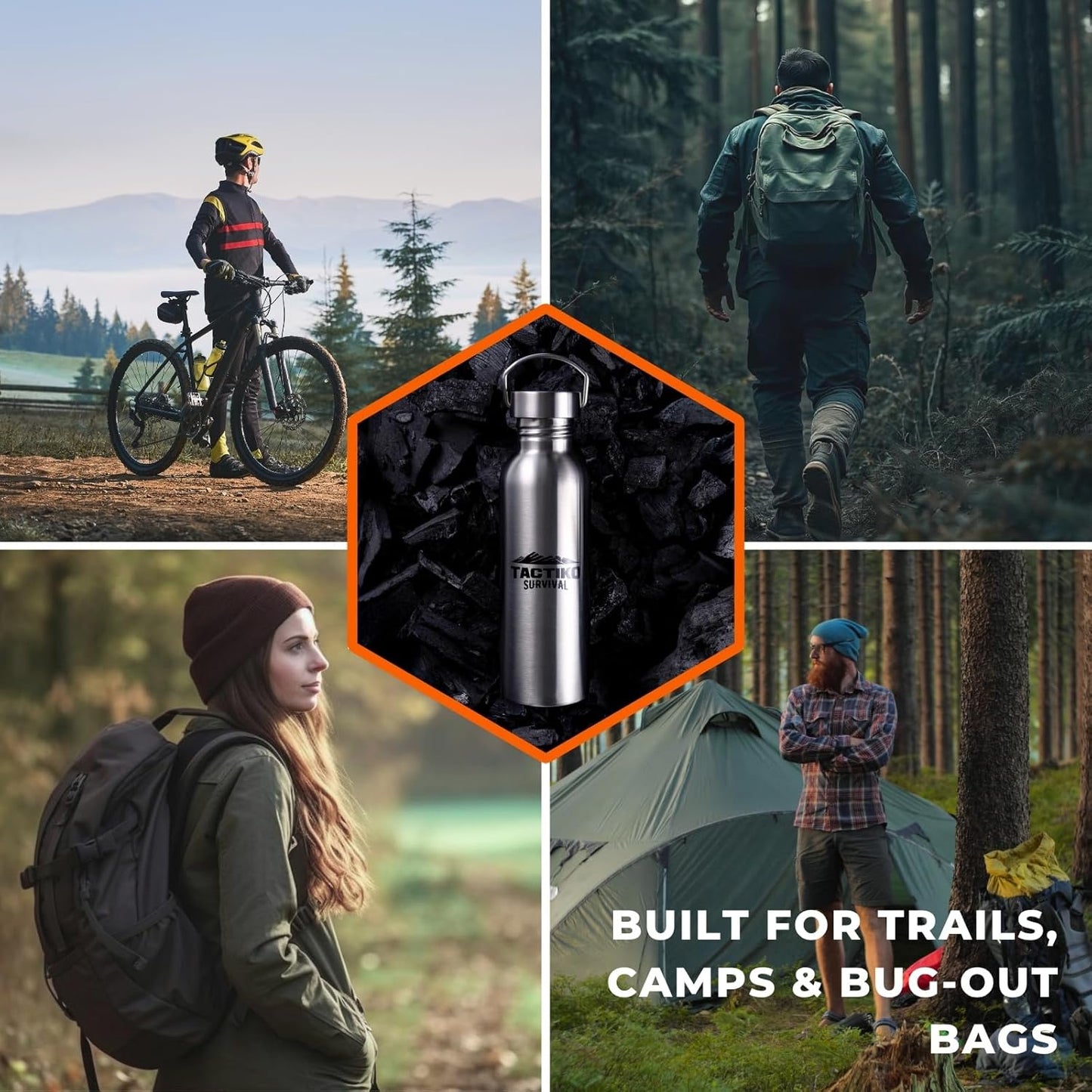 Boil-Safe Stainless Steel Water Bottle (750ml)