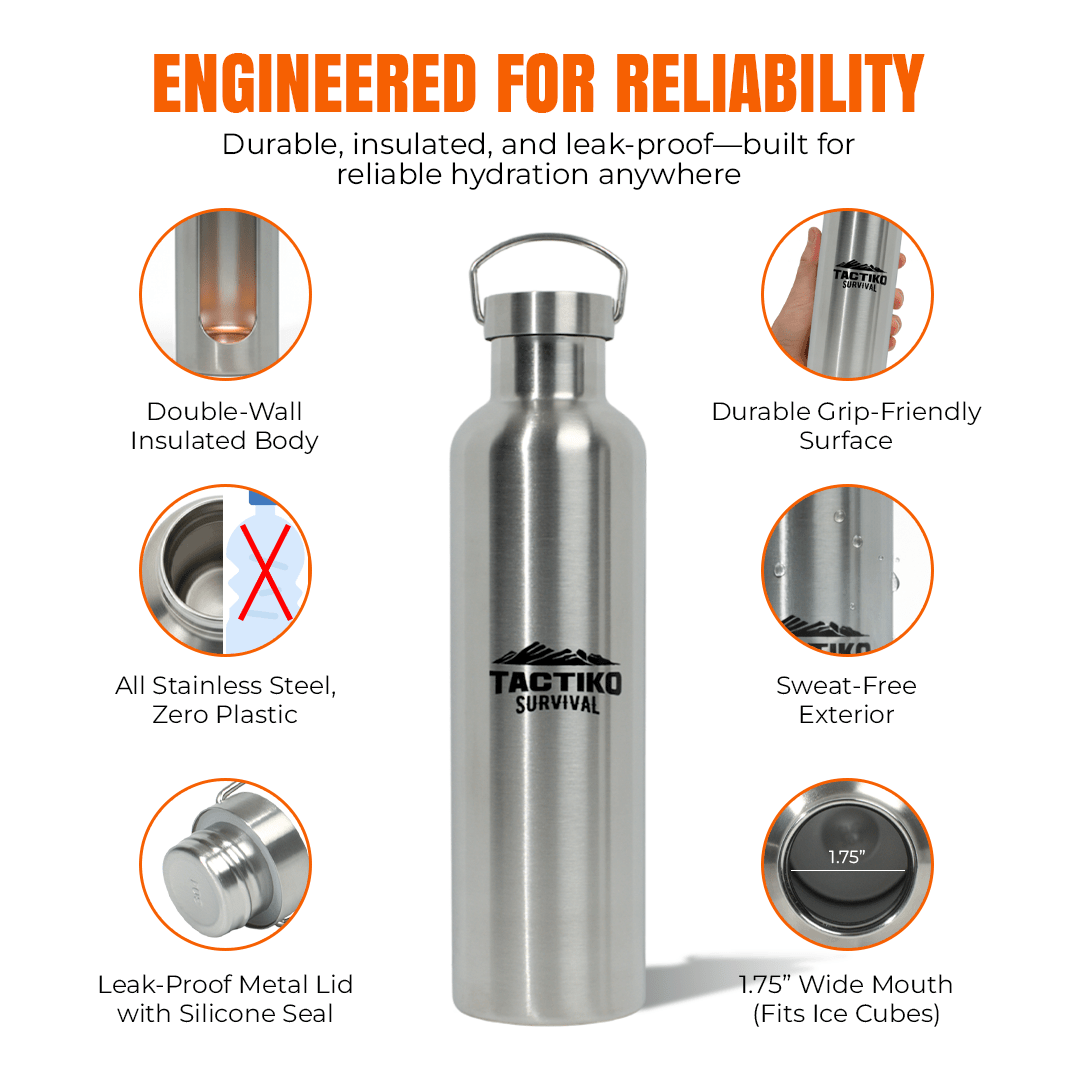 1000ml Insulated Stainless Steel Water Bottle