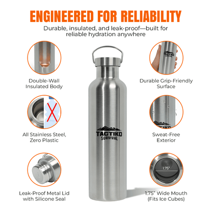 1000ml Insulated Stainless Steel Water Bottle