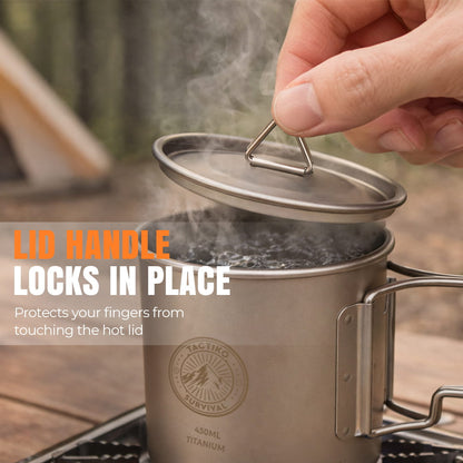 Titanium Camping Mug (450ml)