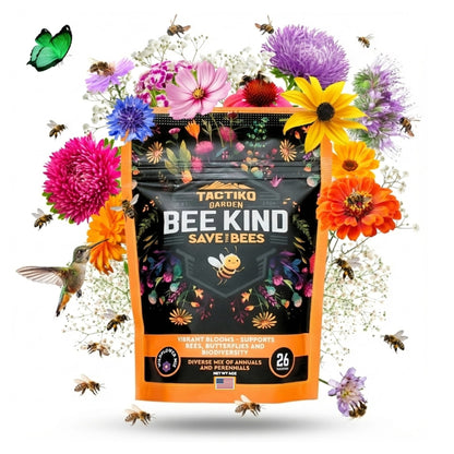 Wildflower seed mix for bees and butterflies pollinator garden