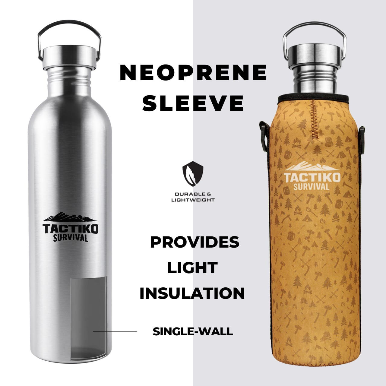 bottle with sleeve insulation