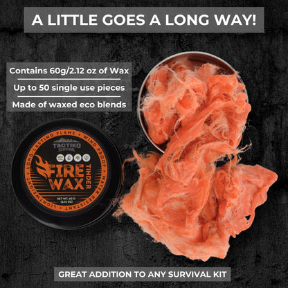 Weather-Resistant Fire Wax Putty