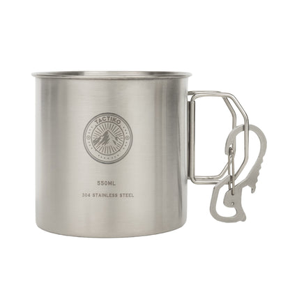 Stainless Steel Camping Mug (550ml)