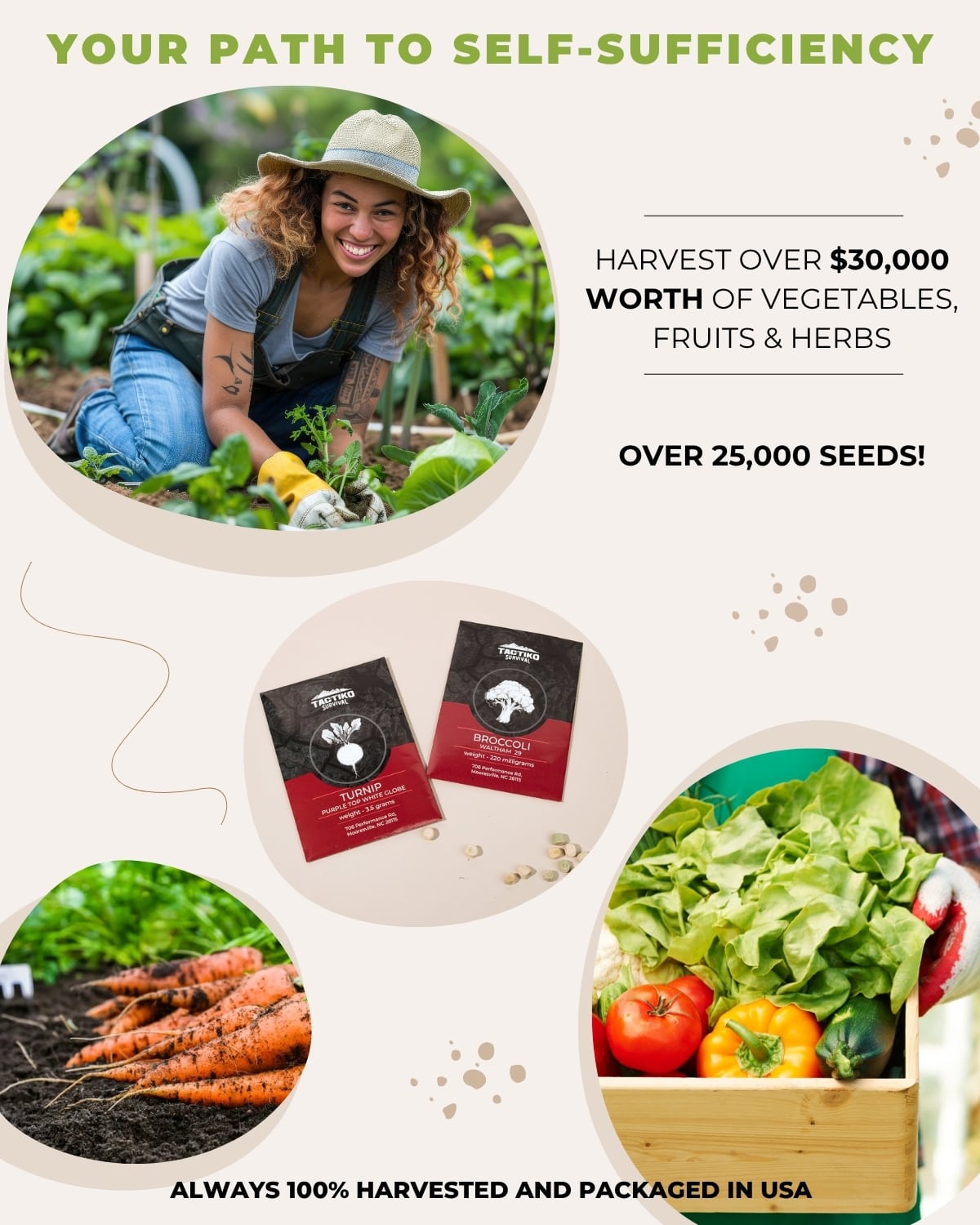 self sufficiency garden kit