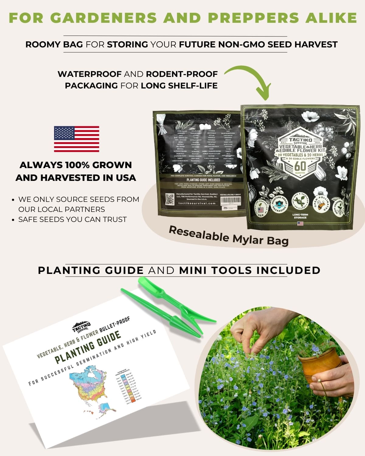 seed kit storage bag