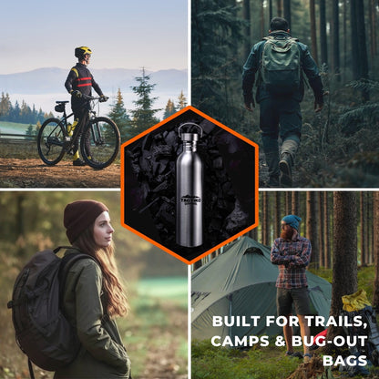 Boil-Safe Stainless Steel Water Bottle (1000ml) - Camo