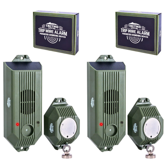 Tactiko trip wire alarm dual pack for perimeter security