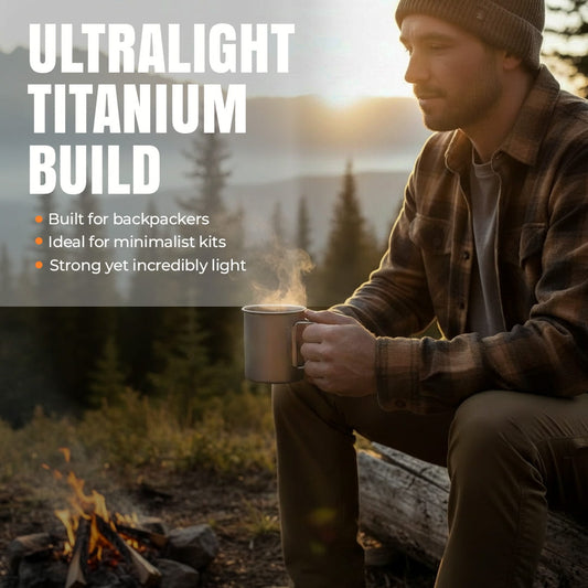 Titanium Camping Mug (450ml)