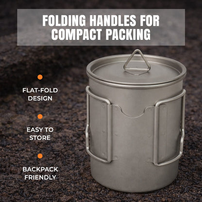 Titanium Camping Mug (450ml)