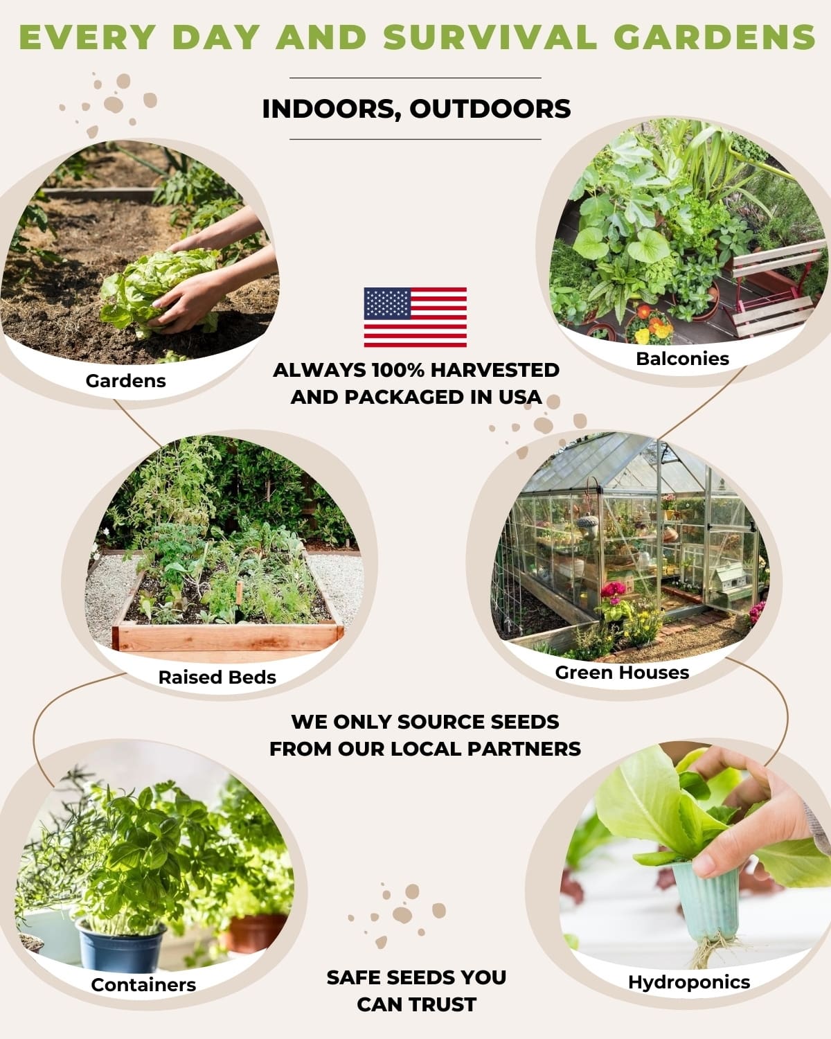 indoor outdoor gardening uses